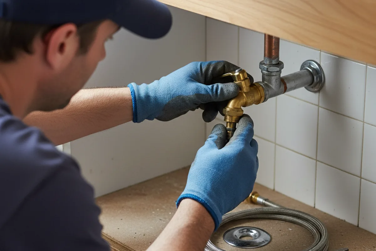 Shutoff valve and fitting work during Emergency Plumbing in Clearwater